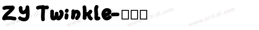 ZY Twinkle字体转换